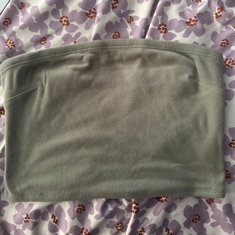 Women's Arizona Olive Green Tube Top